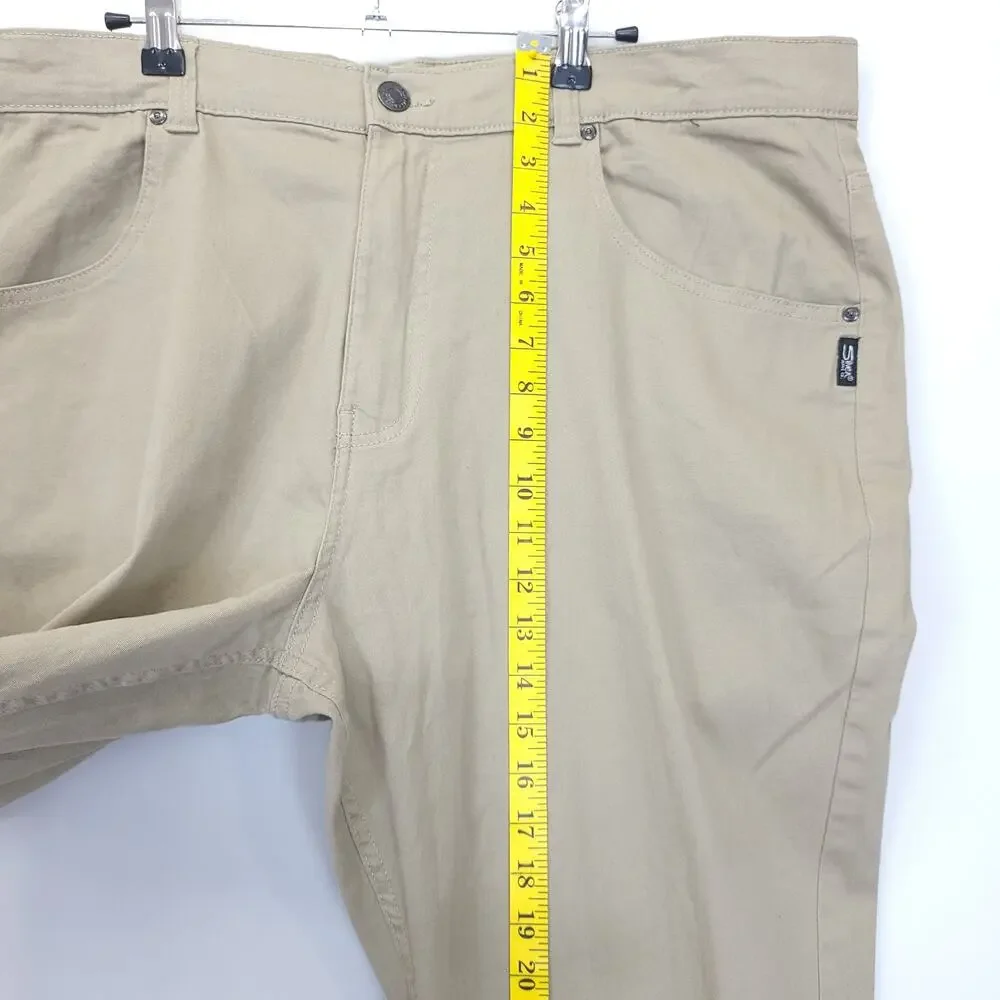 Silver Jeans Co Ashton 1349 Chino Pants Men 36 Beige Causal Khakis Everyday - Picture 4 of 13